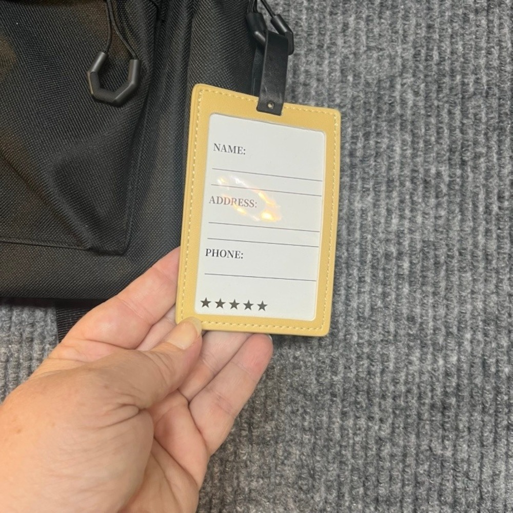 Eagles Third Encore Vibee Concert Tour Backpack Black Teal Patch Luggage Tag NEW - Picture 3 of 6
